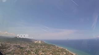 Landing at Rhodes Int'l Airport (RHO) Greece - (Cockpit View)