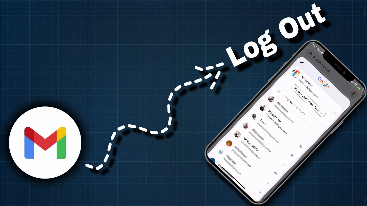 Gmail account delete kaise kare | logout gmail account Gmail account delete kaise kare | logout gmail account