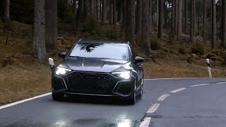 Audi Rs3 Mountain Run 4K