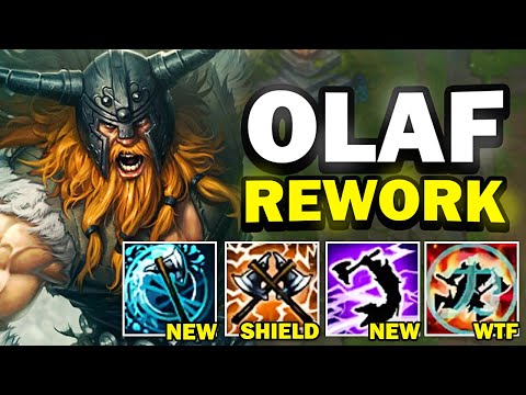 Play this video Olaf Rework is Finally here!! New Shield and INFINITE ULT DURATION!