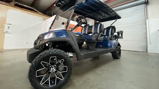 2023 Kodaik Ev Apex 6P Lifted F Cart Navy Blue .Primarycarts