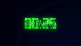 28603422 Retro Green Neon Light 60 Seconds Countdown By Idsley Preview