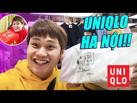 REVIEW UNIQLO HÀ NỘI MỚI KHAI TRƯƠNG UNBOX HỘP QUÀ SIÊU TO, ÁO PHÔNG "ĐỘC QUYỀN" TỰ THIẾT KẾ:))