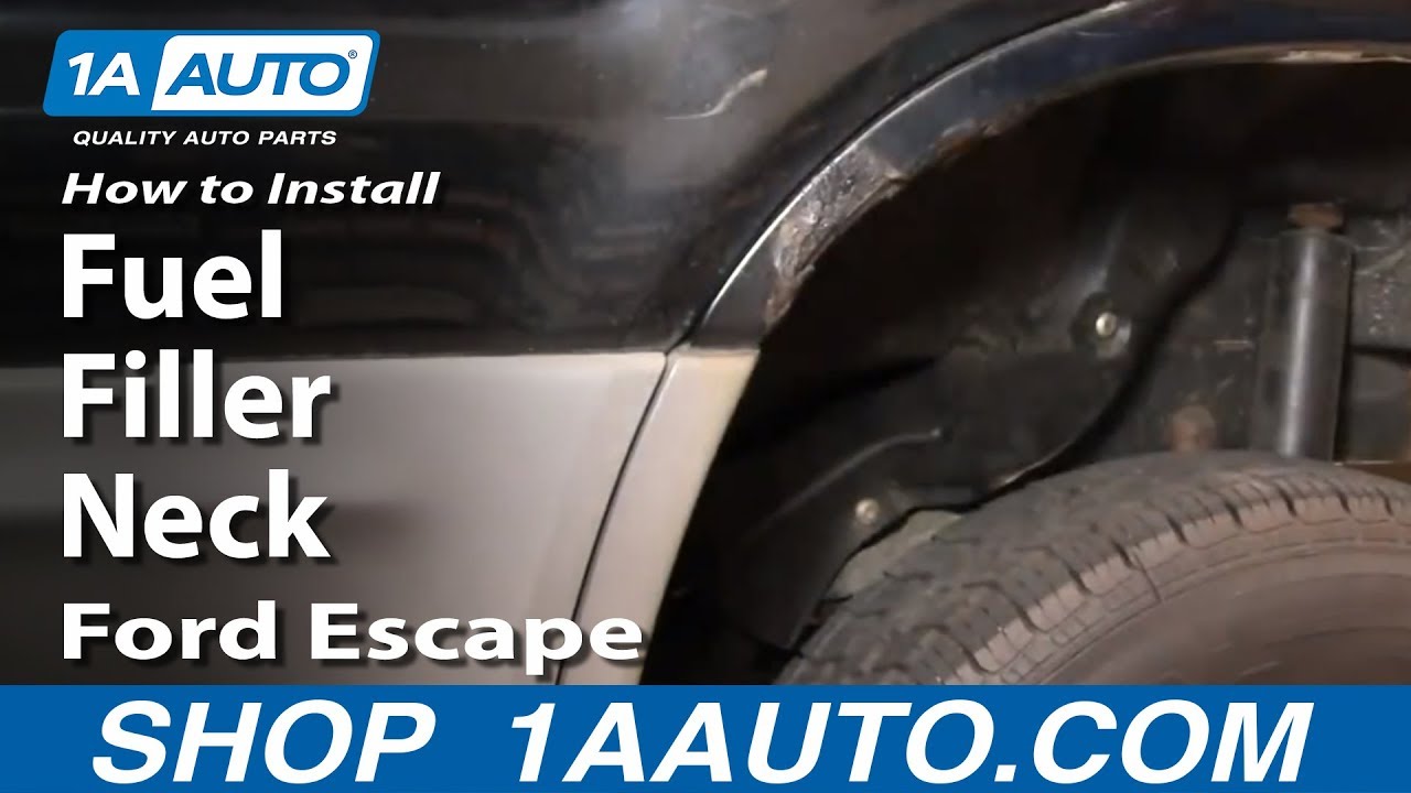 How To Install Replace Fuel Filler Neck Ford Escape 02-03 1AAuto.com