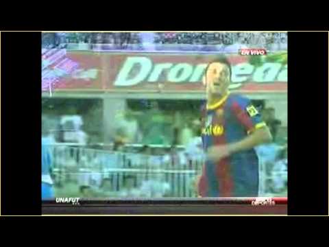 Primer Gol de David Villa con Barcelona En La Liga 20102011 ANULADO 2908 