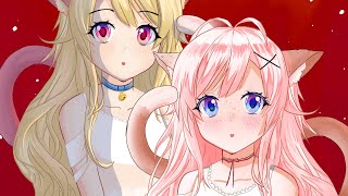 Asmr Roleplay Catgirl-Twins Sing For You And Comfort You Very Special Kisses Binaural