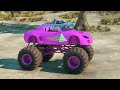 Learn Shapes And Race Monster Trucks - TOYS (Part 3) | Videos For Children