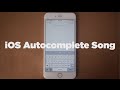 iOS Autocomplete Song | Song A Day #2110