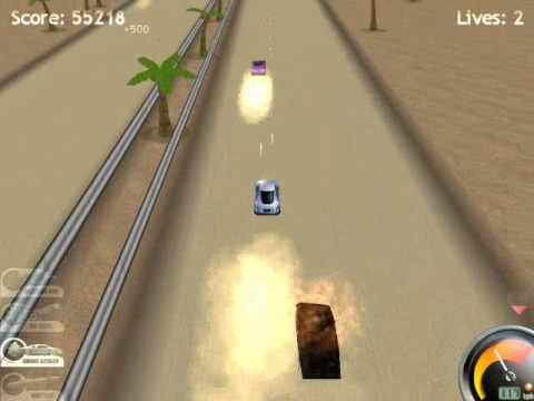 Video of game play for Highway Pursuit