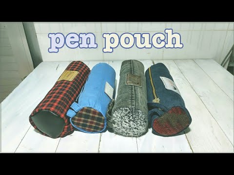 🍓 Hướng dẫn may túi đựng bút bằng vải / how to Sew Pen Bag with Cloth / Pen Pouch 83