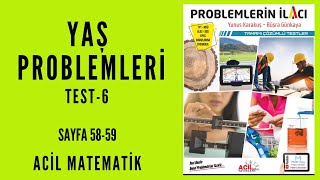 Problemleri̇n İlaci Soru Bankasi Acil Matematik-Sayfa 58-59