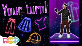 Clothes Vocabulary Song | Listen And Repeat | ESL Kids Vocabulary Rap | Planet P