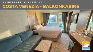 Costa Venezia - Balkonkabine im venezianischen Stil im Rundgang (7124) - Costa Kreuzfahrten