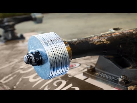 50 WASHERS VS SKATEBOARD WHEELS!?