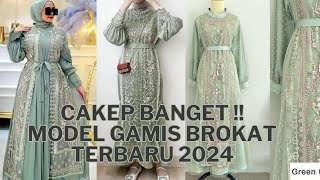 CAKEP BANGET !! MODEL GAMIS BROKAT 2024 TERBARU