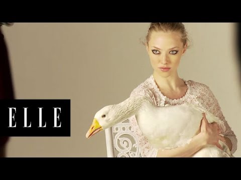 Amanda Seyfried BehindtheScenes ELLE Cover Shoot April 2011