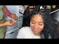 How To Get Your Boho Braids Super FULL! | The Sew-in Look | Knotless Tutorial