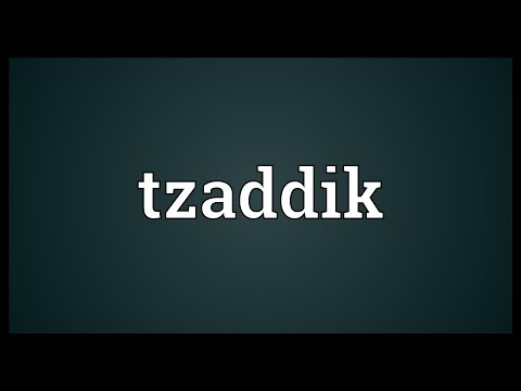 Header of tzaddik