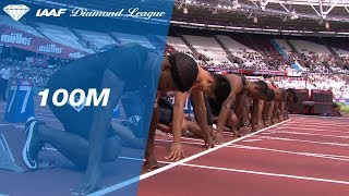Ronnie Baker 9.90 Wins Men's 100m - IAAF Diamond League London 2018