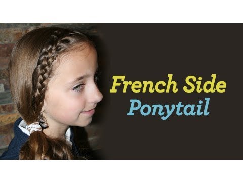 Cute Girls Hairstyles | Tween French Pony