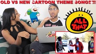 Couple Reacts : "OLD CARTOON THEMES VS NEW CARTOON THEMES" By RDCworld1 Reaction!!