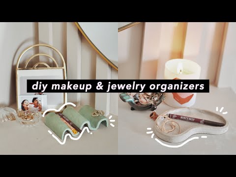 DIY Makeup Organizer & Jewelry Trays *DIY Ideas for your Vanity* - YouTube