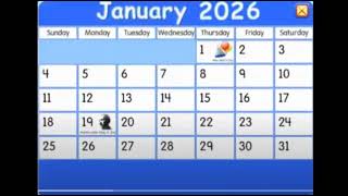 Starfall Calendar Rare January 2026 Calendar.