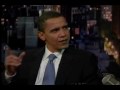 Video Barack Obama on David Letterman