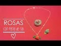 Como hacer ROSAS con pasta de sal | Masa Flexible | FACIL