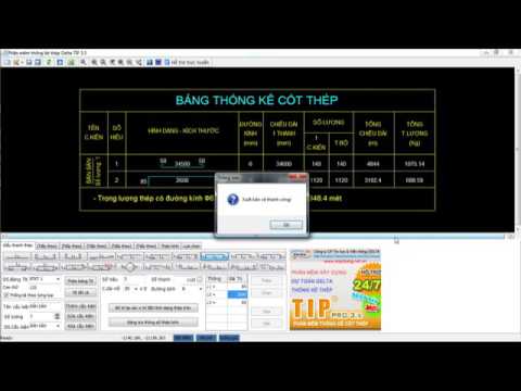 TÍNH THÉP BẰNG DELTA TIP