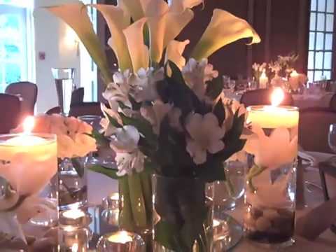 Check out these table centerpieces Belvedere created for a wedding reception