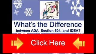 Americans With Disabilities Act, Section 504, Idea - Transition Tuesday Episode 19