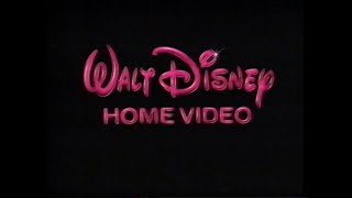 Walt Disney Home Video Logo 1989 Hq
