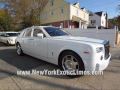 New York Rolls Royce Phantom limo Limousine for weddings, proms and airports
