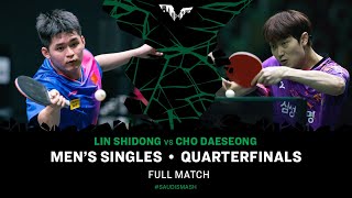 Full Match | Lin Shidong Vs Cho Daeseong | Ms Qf | #Saudismash 2024