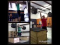 5x225# power jerk, 225# snatch, 295# clean
