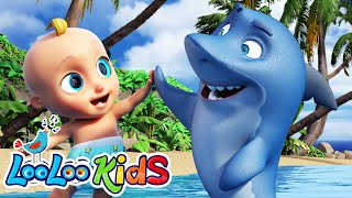 Baby Shark + A Ram Sam Sam - LooLoo Kids Nursery Rhymes and KIDS Songs