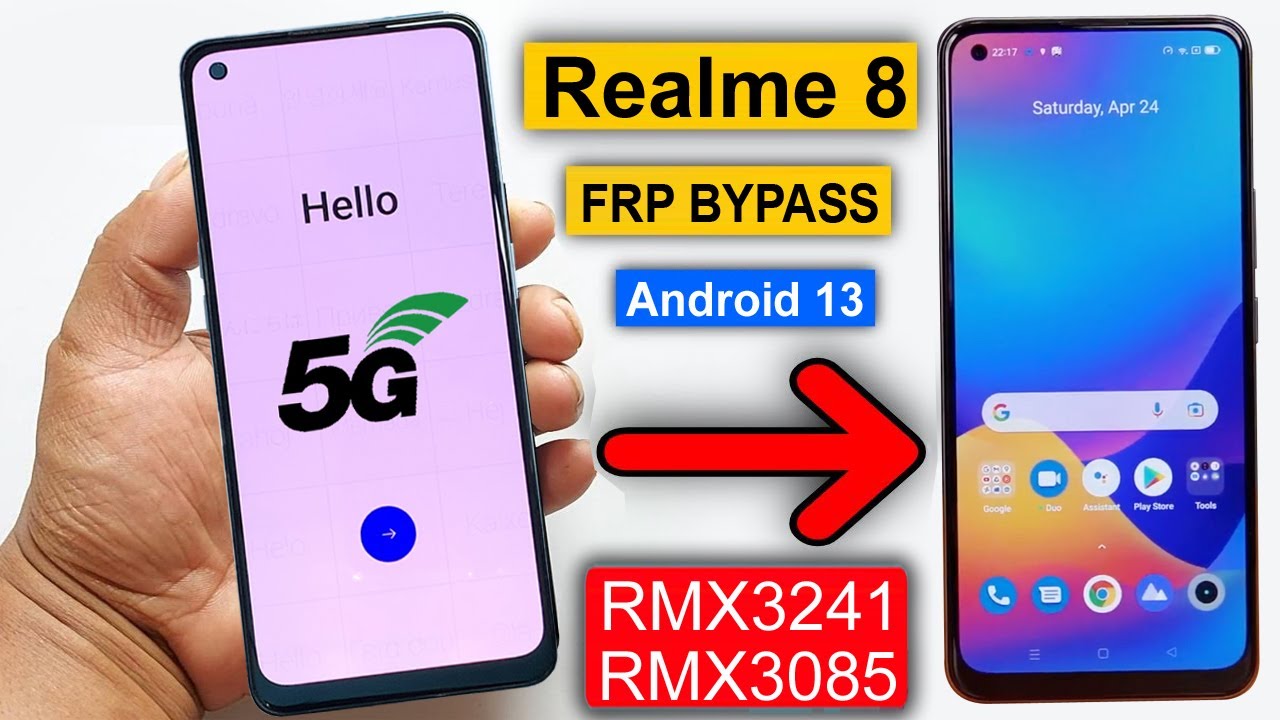 Realme 8 (RMX3241) Frp Bypass Android 13 | Realme 8 Realme 8 (RMX3241) Frp Bypass Android 13 | Realme 8