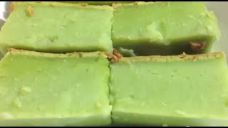 Baked Pandan Cake Kuih Bakar Pandan