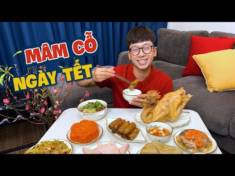 Mùng 1 ở nhà ăn MÂM CỖ NGÀY TẾT // Ở nhà ăn cả thế giới Series