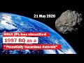 Asteroid 136795 1997 BQ | Asteroid 21 May 2020 | Potentially Hazardous Asteroid
