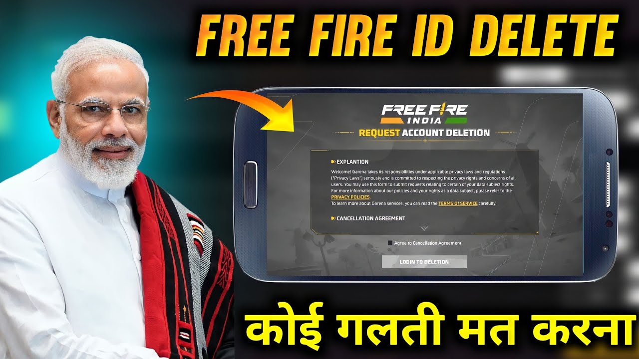 Free Fire Id Delete Setting | How To Delete Free Fire Free Fire Id Delete Setting | How To Delete Free Fire