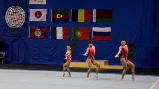 Gymnastics - Fig Acro World Cup Maia 2012 - Rus Wg Senior Balance Ekaterina