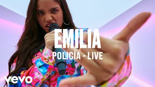 Emilia - Policía (Live) | Vevo DSCVR