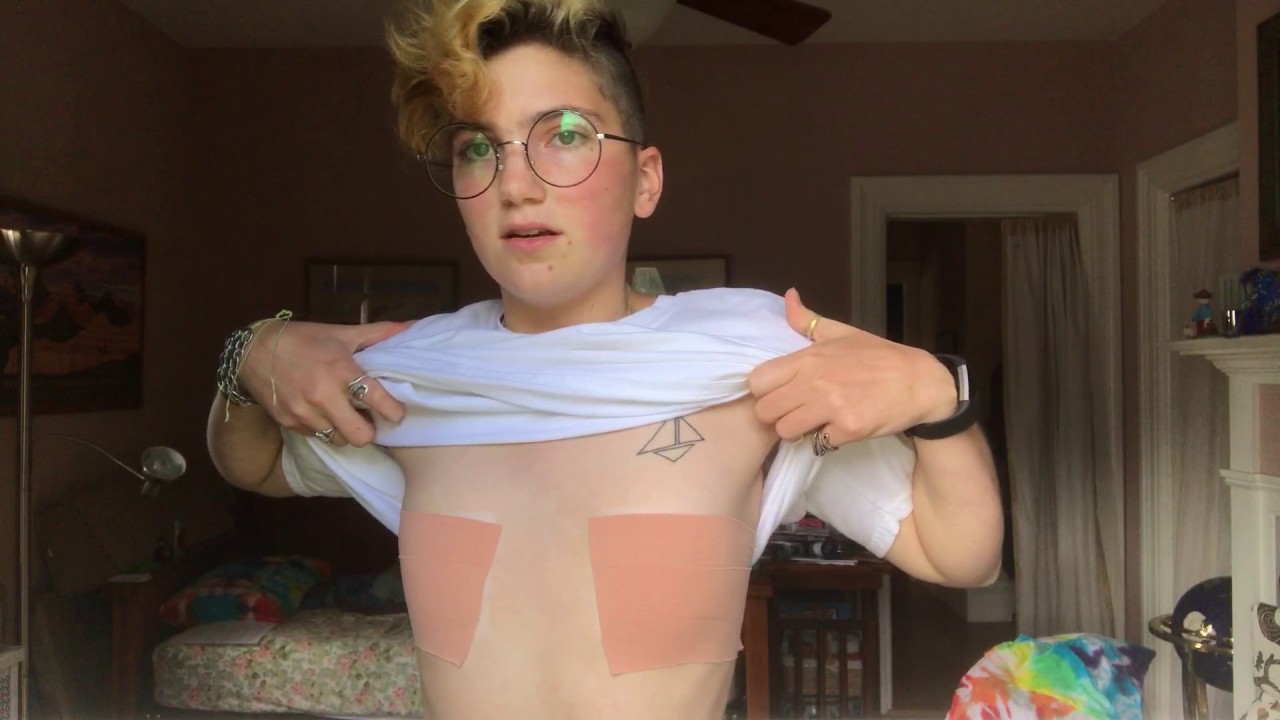 Trans guy nipple play