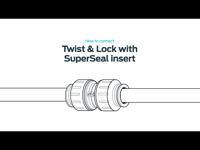 Watch How to make a Twist & Lock SuperSeal Insert connection on YouTube.