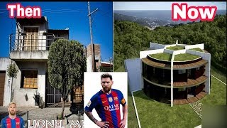 শীর্ষ ফুটবলারের বাড়ীর আগে এবং বর্তমান অবস্থা | Top 10 Footballer's House Then & Now | Messi, Neymer