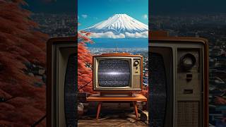 Green Screen Retro Tv At Mount Fuji Japan #Greenscreen #Retrotv #Tv #Vintagetv #Japan