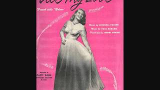 Watch Patti Page All My Love video