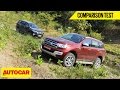 Toyota Fortuner VS Ford Endeavour | Comparison Test | Autocar India